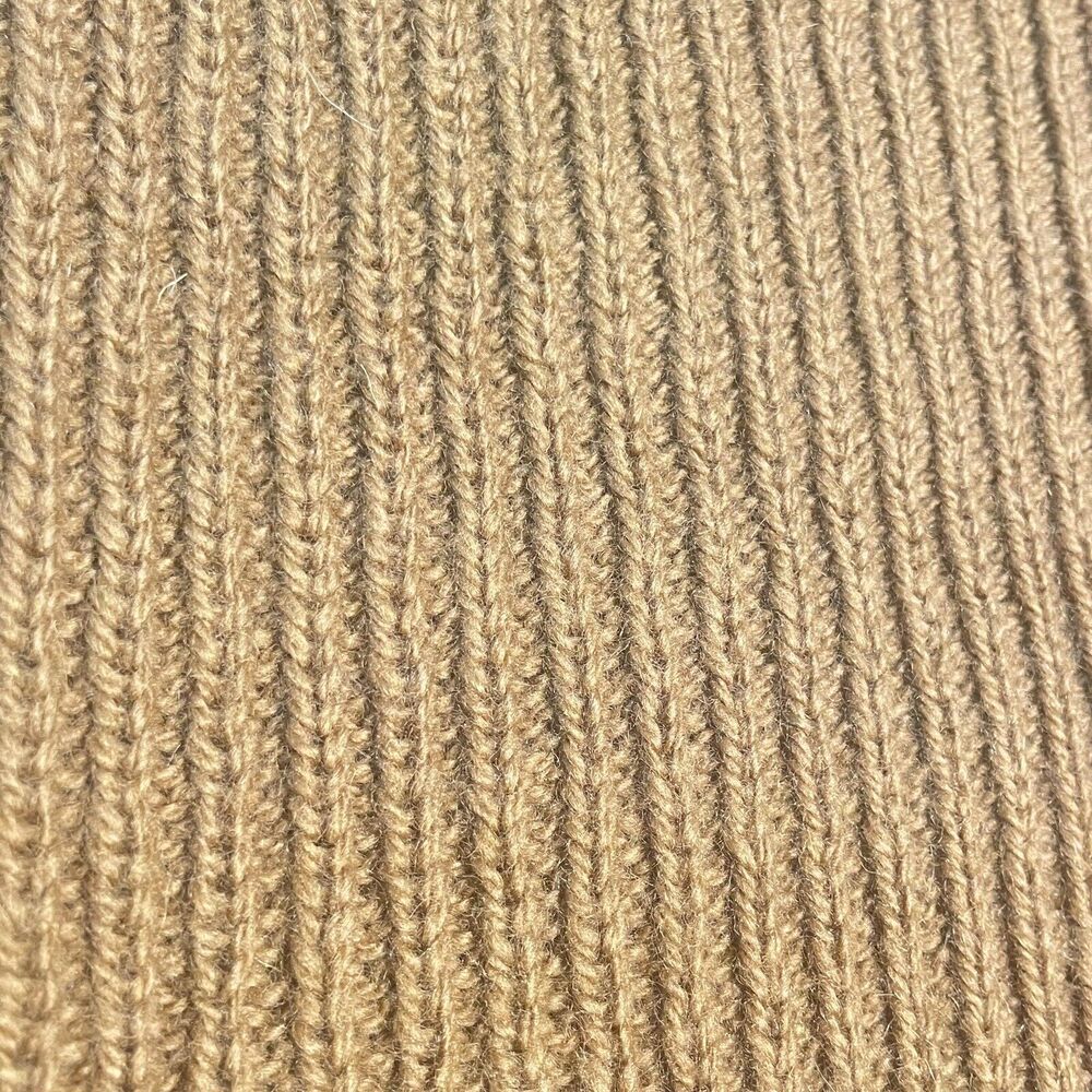 VTG Womens Krizia Maglia caramel 100% Wool knit fall skirt Italy 40 - Picture 8 of 8